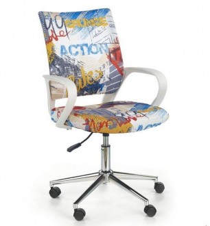 Krzesło obrotowe z kolorowym motywem Ibis freestyle