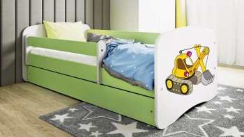 Łóżko dziecięce Babydreams z obrazkiem 160x80 z materacem