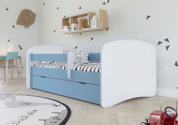 Łóżko dziecięce Babydreams bez obrazka 160x80 z materacem