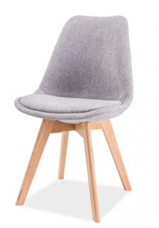 Tapicerowane krzesło z poduszką Dior