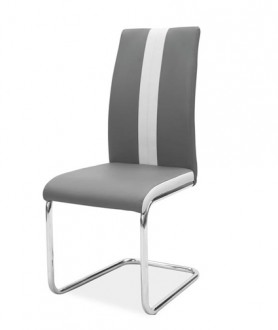 Dwukolorowe krzesło do jadalni H200
