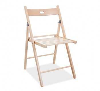 Drewniane krzesło składane Smart II Signal