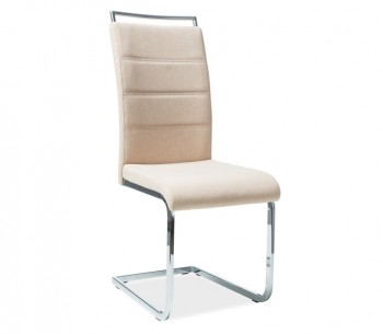 Tapicerowane krzesło na płozach H441 tkanina