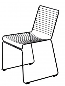 Metalowe krzesło bez podłokietników Dilly