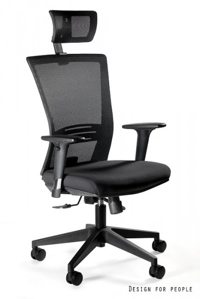 Krzesło biurowe z regulowanymi podłokietnikami Ergonic