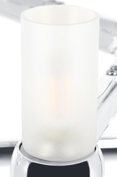 Lampa wisząca ze szklanymi kloszami Atomic