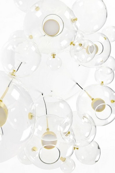 Lampa wisząca ze szklanymi kulami Capri Disc 5