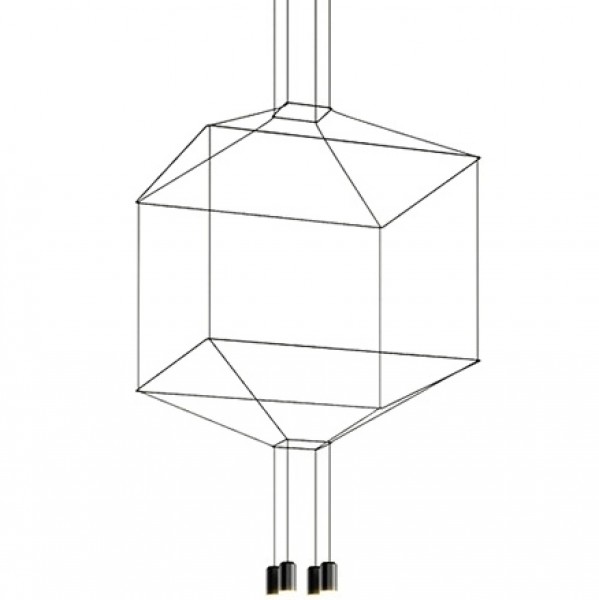 Geometryczna lampa wisząca Flusso 4