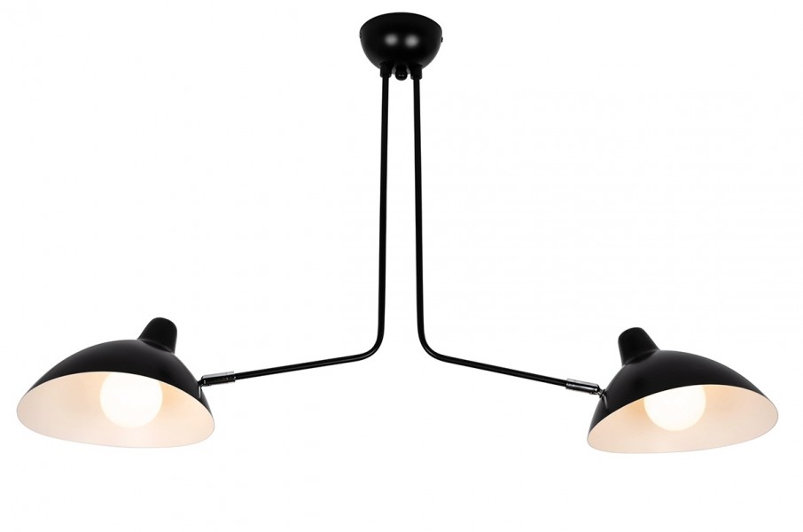 Lampa wisząca z kloszami z aluminium Raven 2