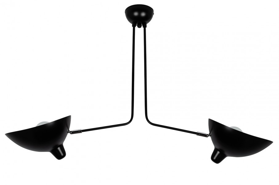 Lampa wisząca z kloszami z aluminium Raven 2