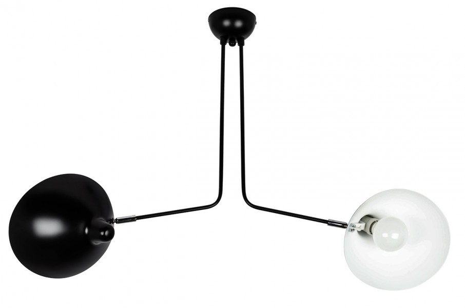 Lampa wisząca z kloszami z aluminium Raven 2