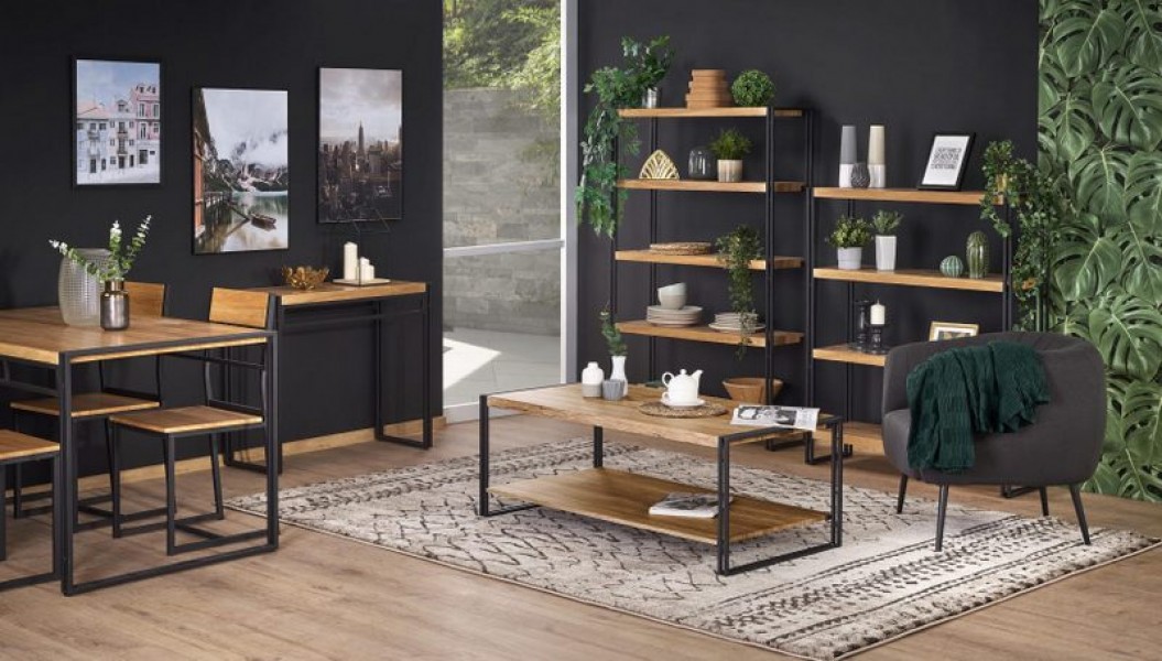 Konsola w stylu industrialnym Bolivar KN1
