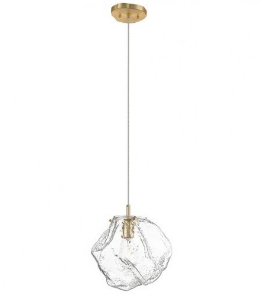 Designerska lampa ze szklanym kloszem Rock 30