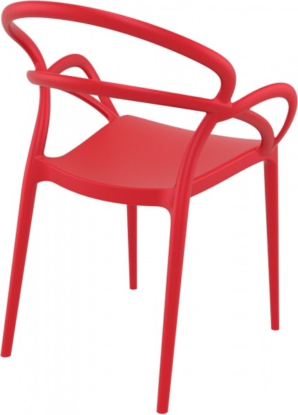 Designerskie krzesło kawiarniane z tworzywa Mila