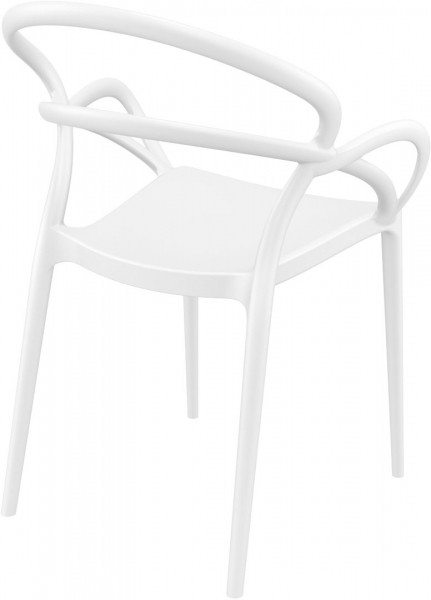 Designerskie krzesło kawiarniane z tworzywa Mila