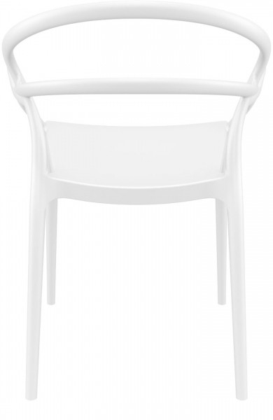 Designerskie krzesło kawiarniane z tworzywa Mila