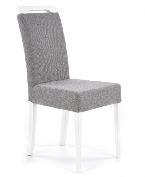 Krzesło z miękkim siedziskiem Clarion biały