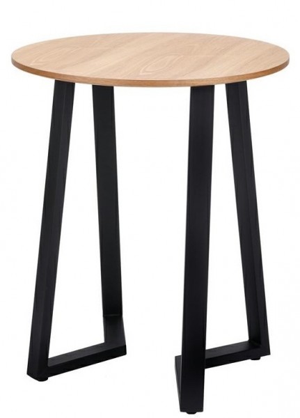 Stół z okrągłym blatem w stylu industrialnym Tavolo 60