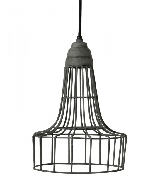 Designerska lampa wisząca imitująca strukturę cementu Babette