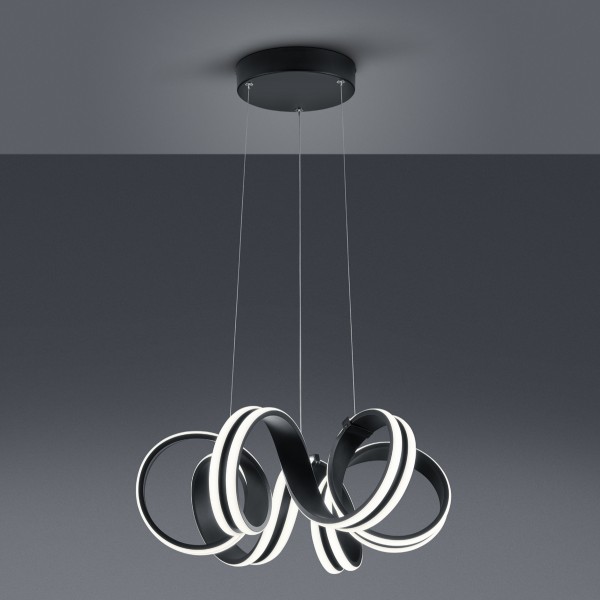Wisząca lampa dekoracyjna w stylu designerskim Carrera
