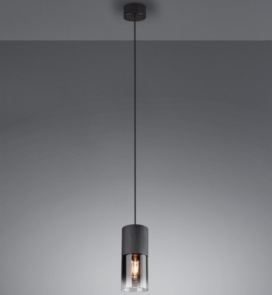 Wisząca lampa salonowa z podłużnym kloszem Robin
