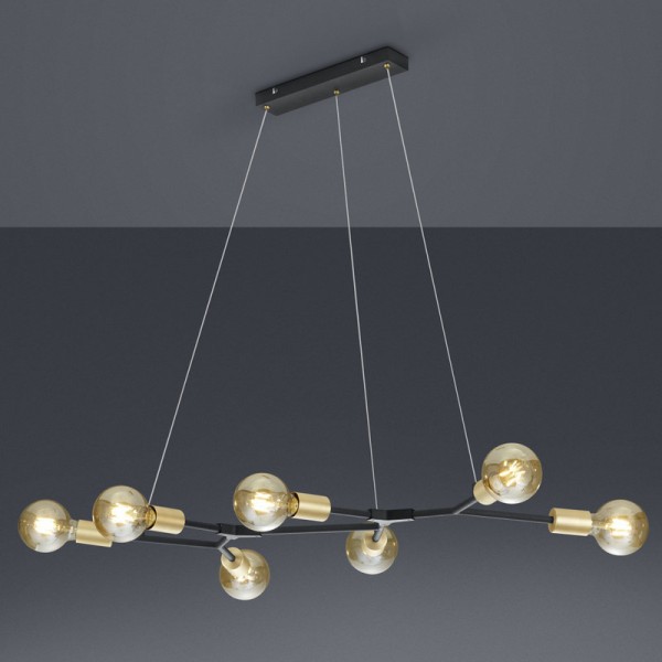Lampa jadalniana bez klosza z regulacją wysokości Cross