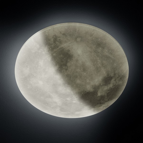 Designerska lampa pomocnicza Lunar w formie księżyca