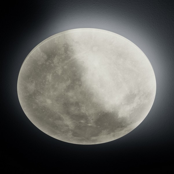 Designerska lampa pomocnicza Lunar w formie księżyca