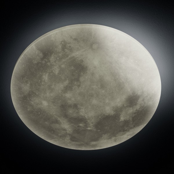 Designerska lampa pomocnicza Lunar w formie księżyca