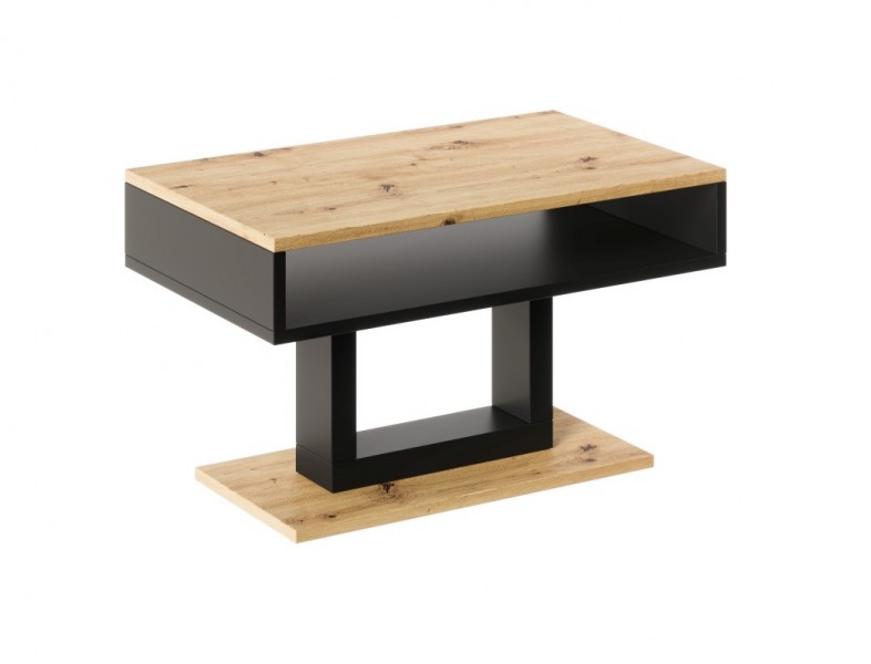 Designerska ława z półką do salonu Tilo