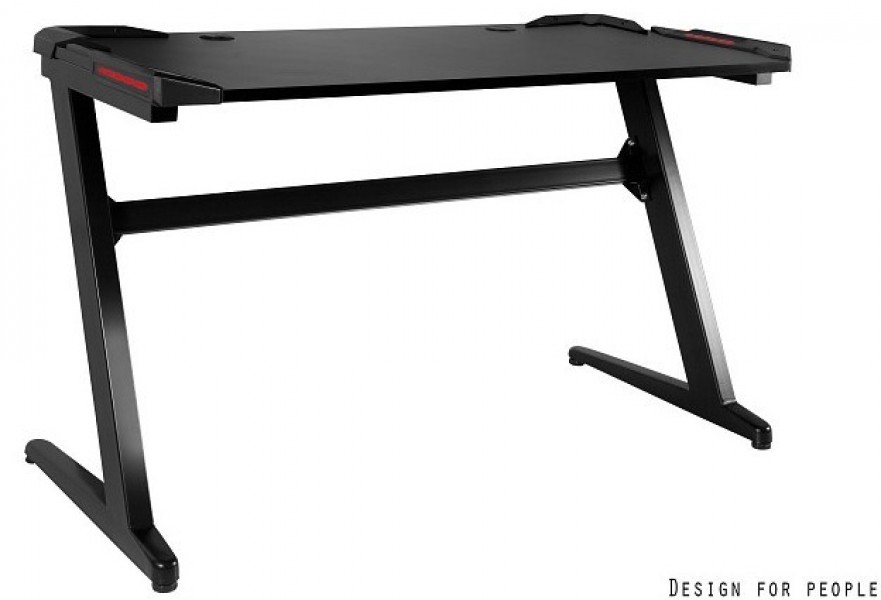 Gamingowe biurko z podświetlanym stelażem Dynamiq V4