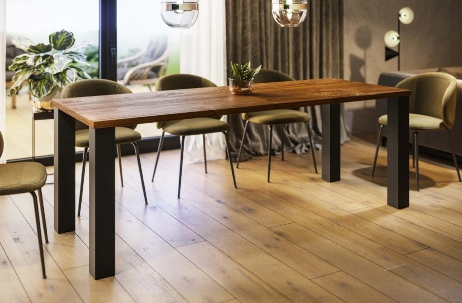 Stół Juka 170 z blatem 80x80 rozkładany do 170 cm
