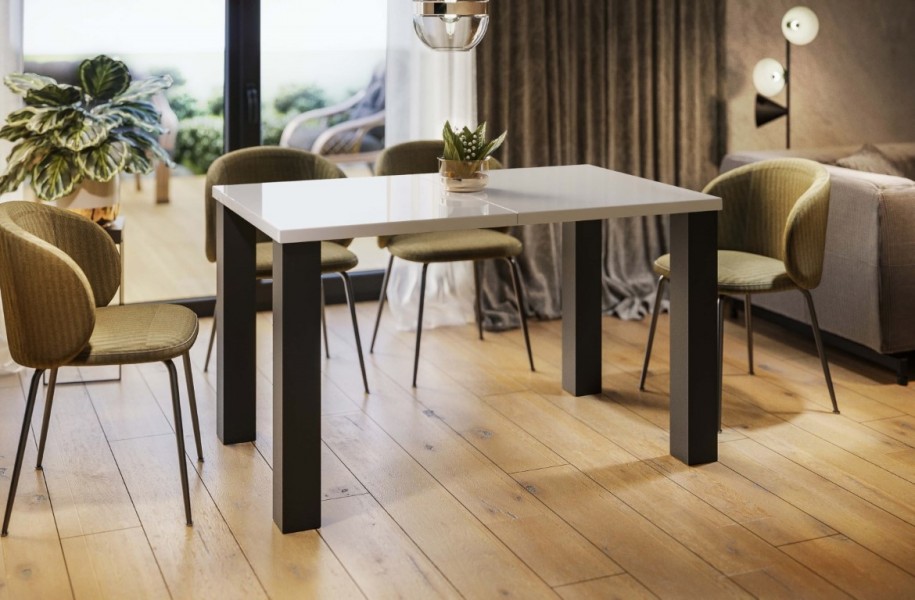 Stół Juka 215 z blatem 80x80 rozkładany do 215 cm