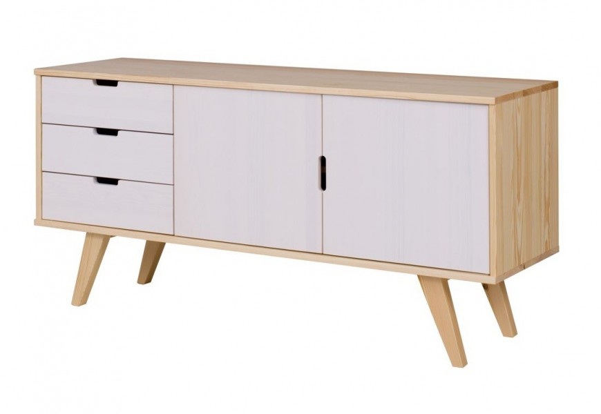 Drewniana komoda Malmo II w stylu skandynawskim