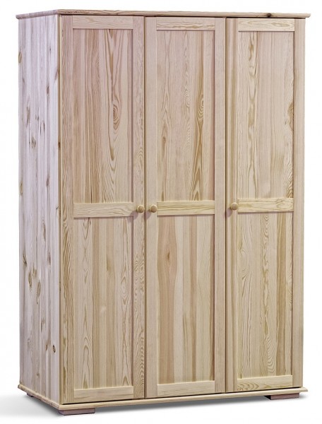 Drewniana szafa trzydrzwiowa Modern 120