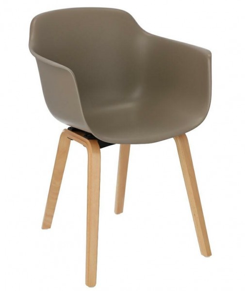 Krzesło z plastikowym siedziskiem Glad