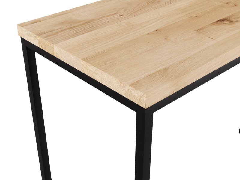 Loftowa konsola z litego drewna Console