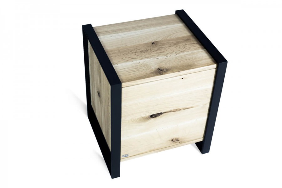 Drewniana szafka nocna Night Frame