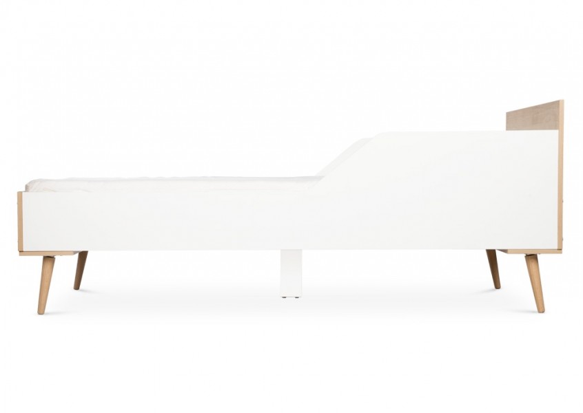 Łóżko młodzieżowe Sofie 180x80, kolor buk/biały
