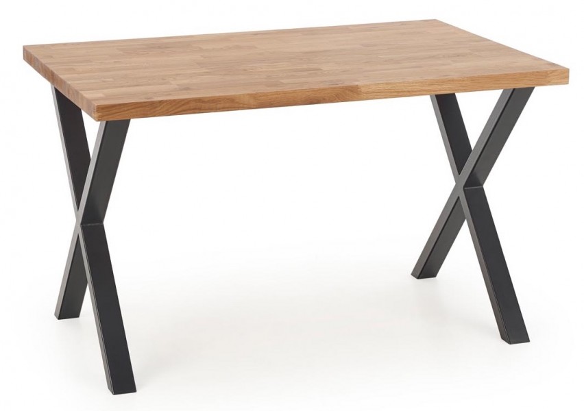 Stół do jadalni z blatem z litego drewna Apex 160/90