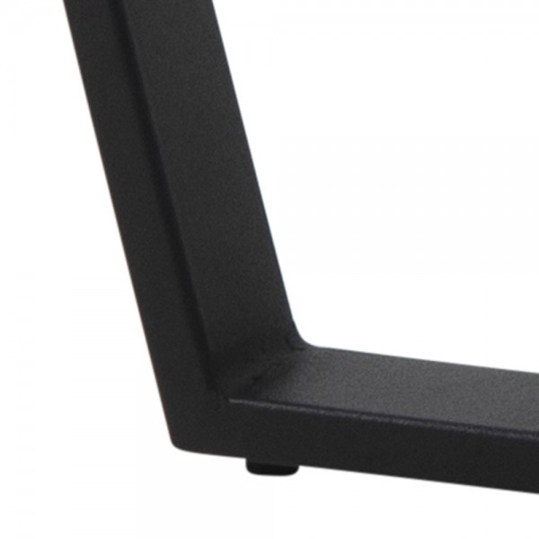 Designerski stolik kawowy w imitacji marmuru Amble czarny