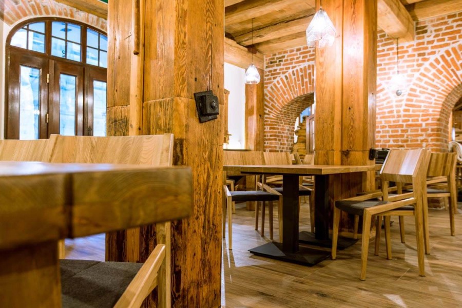 Podwójny stół restauracyjny Flat Double 140