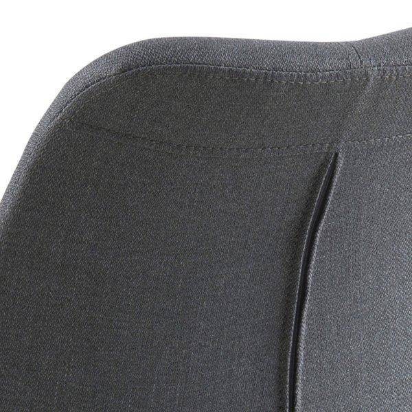 Skandynawskie krzesło na drewnianych nogach Dima dark grey