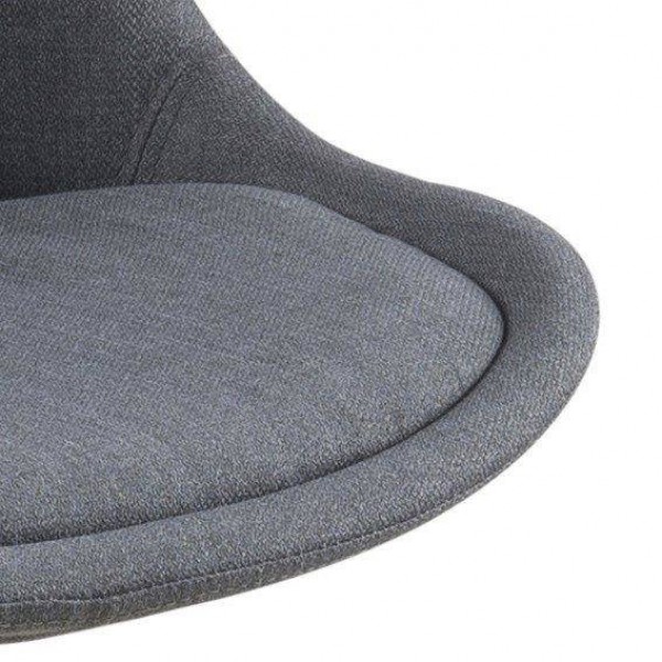 Skandynawskie krzesło na drewnianych nogach Dima dark grey