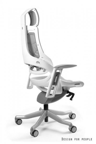 Fotel ergonomiczny Wau Elastomer, zgodny z normą BHP