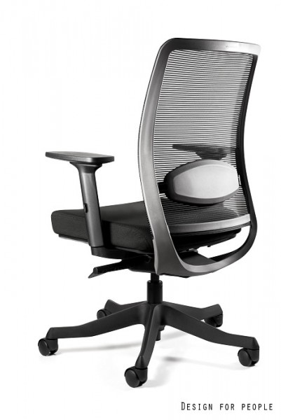 Krzesło biurowe Anggun M BL418 Black, zgodne z normą BHP