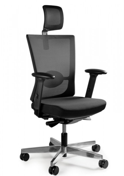 Nowoczesne krzesło biurowe Forte czarne