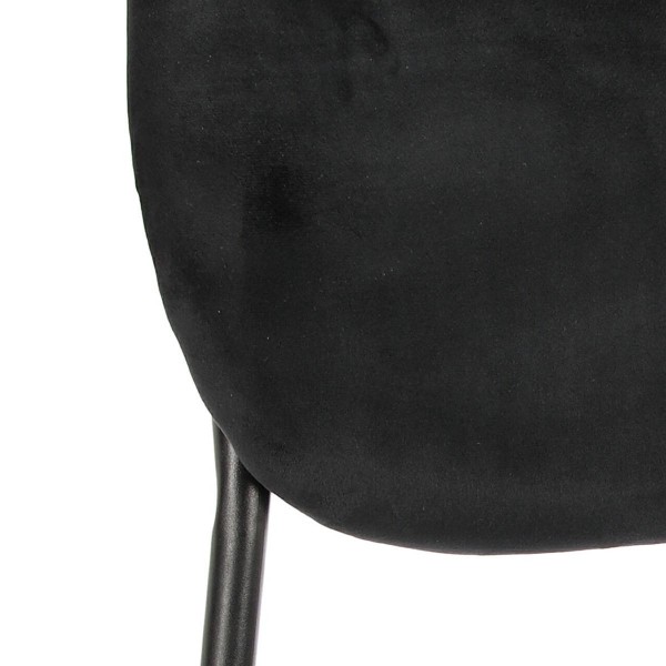 Tapicerowane krzesło z dwuczęściowym siedziskiem Camile Velvet