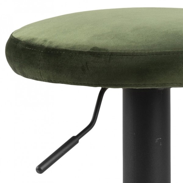 Hoker z welurowym siedziskiem Finch Vic forest green
