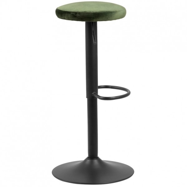 Hoker z welurowym siedziskiem Finch Vic forest green